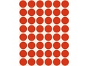 ETIKETTEN ROND (ROOD, DOOS, 18)