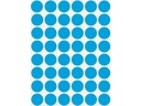ETIKETTEN ROND (BLAUW, DOOS, 18)