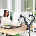 LEITZ ERGO MONITORARM DUB GRS