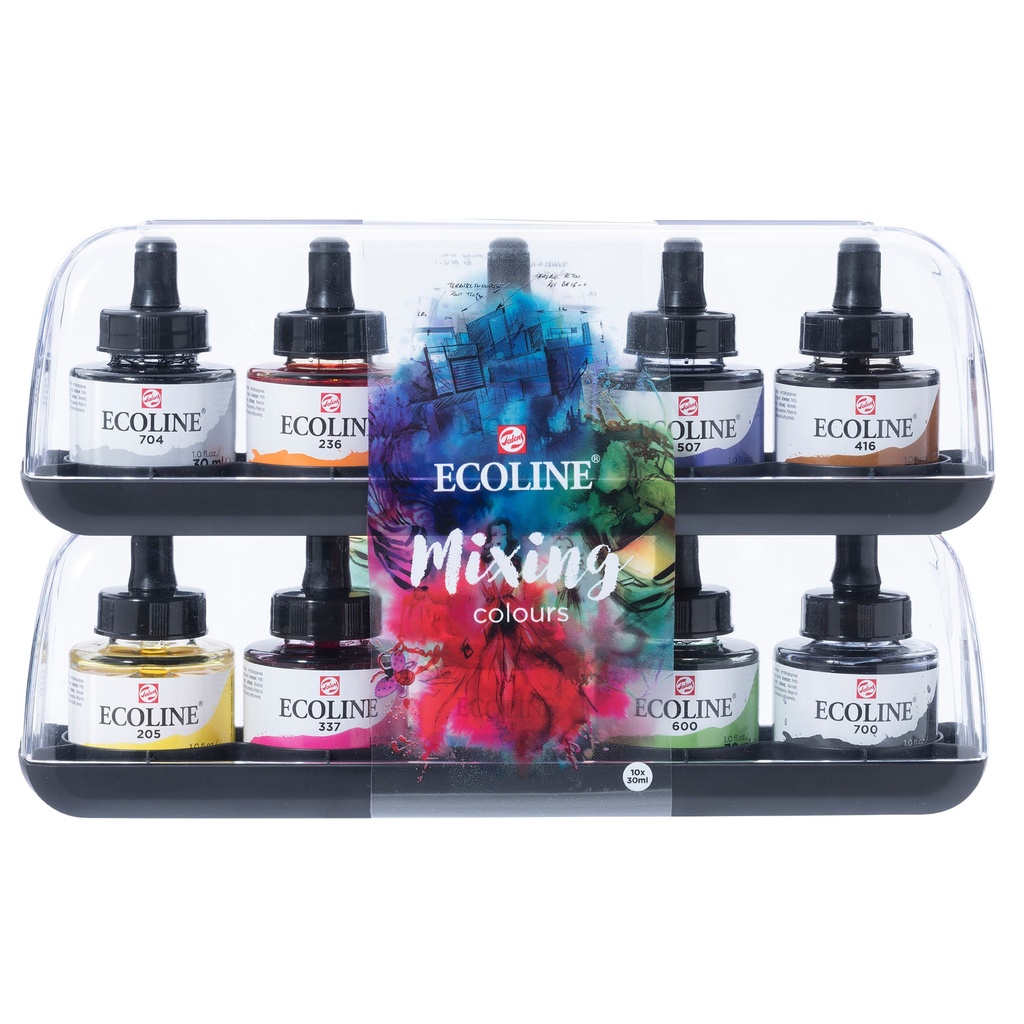 TALENS ECOLINE SET MIXING 10X30ML