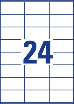 ZWECK ETIKETTEN INKJET-LASER-KOPIE (70X36MM)