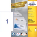 ZWECK ETIKETTEN INKJET-LASER-KOPIE (210X297MM)