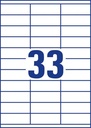 ZWECK ETIKETTEN INKJET-LASER-KOPIE (70X25.4MM)