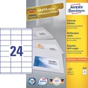 ZWECK ETIKETTEN INKJET-LASER-KOPIE (70X35MM)