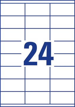 ZWECK ETIKETTEN INKJET-LASER-KOPIE (70X35MM)