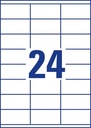 ZWECK ETIKETTEN INKJET-LASER-KOPIE (70X35MM)