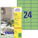 ZWECK ETIKETTEN (70X37MM, GROEN)