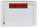 Paklijstenvelop Dokulops A6, ft 165 x 115 mm, doos van 1000 stuks, tekst: documents enclosed