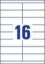 ZWECK ETIKETTEN INKJET-LASER-KOPIE (105X33.8MM)