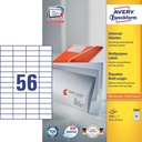 ZWECK ETIKETTEN INKJET-LASER-KOPIE (52.2X21.2MM)