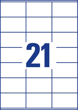 ZWECK ETIKETTEN INKJET-LASER-KOPIE (70X41MM)