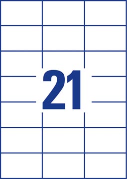 ZWECK ETIKETTEN INKJET-LASER-KOPIE (70X42.3MM)