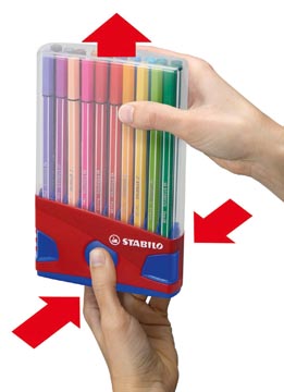 DOOS 20 STIFTEN STABILO-PEN 68 COLOR PARADE