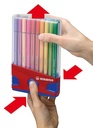 DOOS 20 STIFTEN STABILO-PEN 68 COLOR PARADE