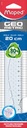 PLASTIEKLAT 20CM GEOMETRIC MAPED