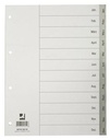 Q-CONNECT TABBLAD PP GRS MAAND