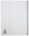 Q-CONNECT TABBLAD PP GR 1-10