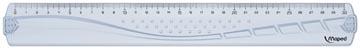 PLASTIEKLAT 30CM GRAPHIC MAPED