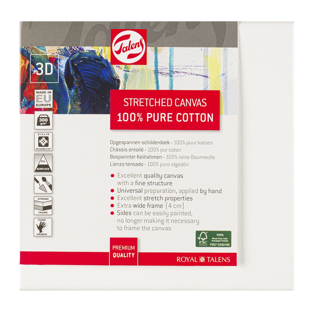 SPIERRAAM KATOEN 3D (20X20CM)