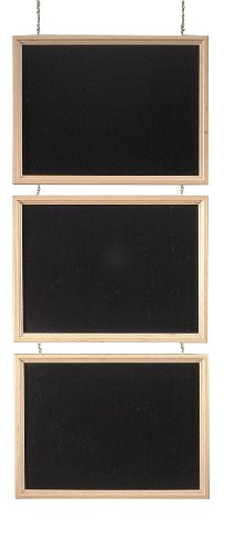 TRIO BORD 32X43CM (BLANCK)
