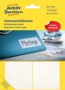 DOOS ZWECK.ETIKETTEN 80X54MM