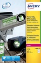 ZWECK WEERVASTE ETIKETTEN LASER (63.5X38.1MM)