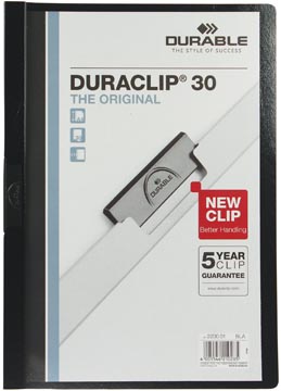 DUR.DURACLIP ZWART ORIG.30 A4