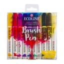 Ecoline Brush Pen set Donker | 10 kleuren