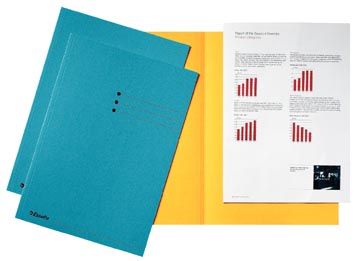 INLEGMAP GELIJKE KANTEN (BLAUW), 100st