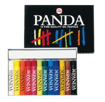 12 OLIEPASTELS PANDA TALENS