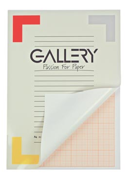 MILLIMETERBLOK GALLERY A4 50BL