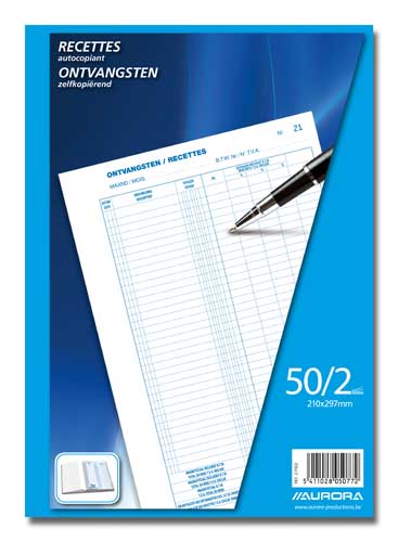 ONTVANGSTENBOEK A4