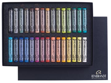 Rembrandt Soft pastel set Algemene Selectie 30 hele pastels