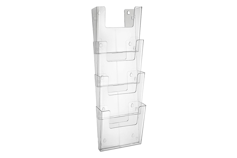 PLEXI 4-DELIG WANDFOLDER A4