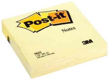 POST-IT 10X10CM 200BL.GEEL