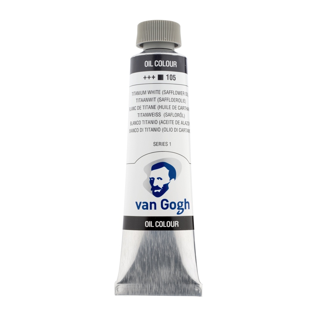 Van Gogh Olieverf Tube 40 ml Titaanwit (Saffloerolie) 105