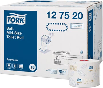27X TORK PREM.TOILET PAPER 2-LAAGS