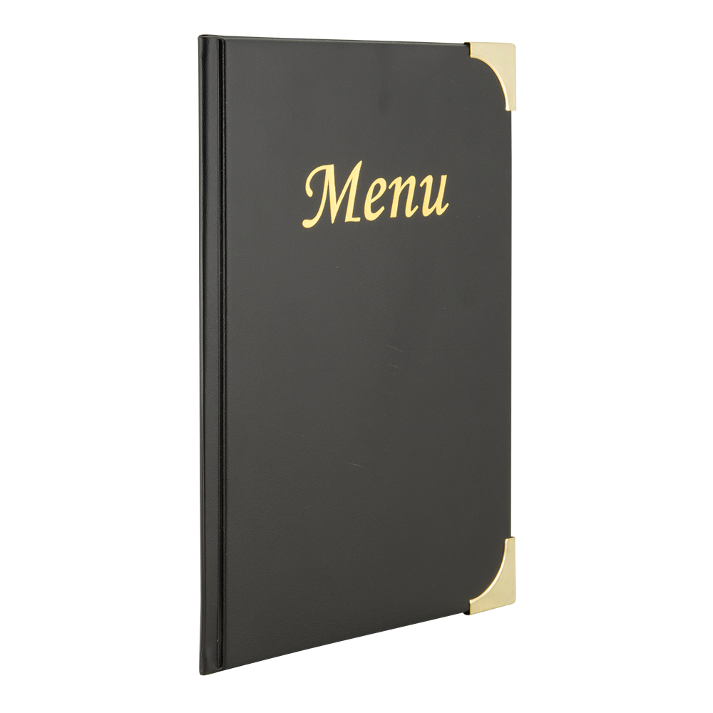 MENUMAP A5 10-ZICHTEN ZWART