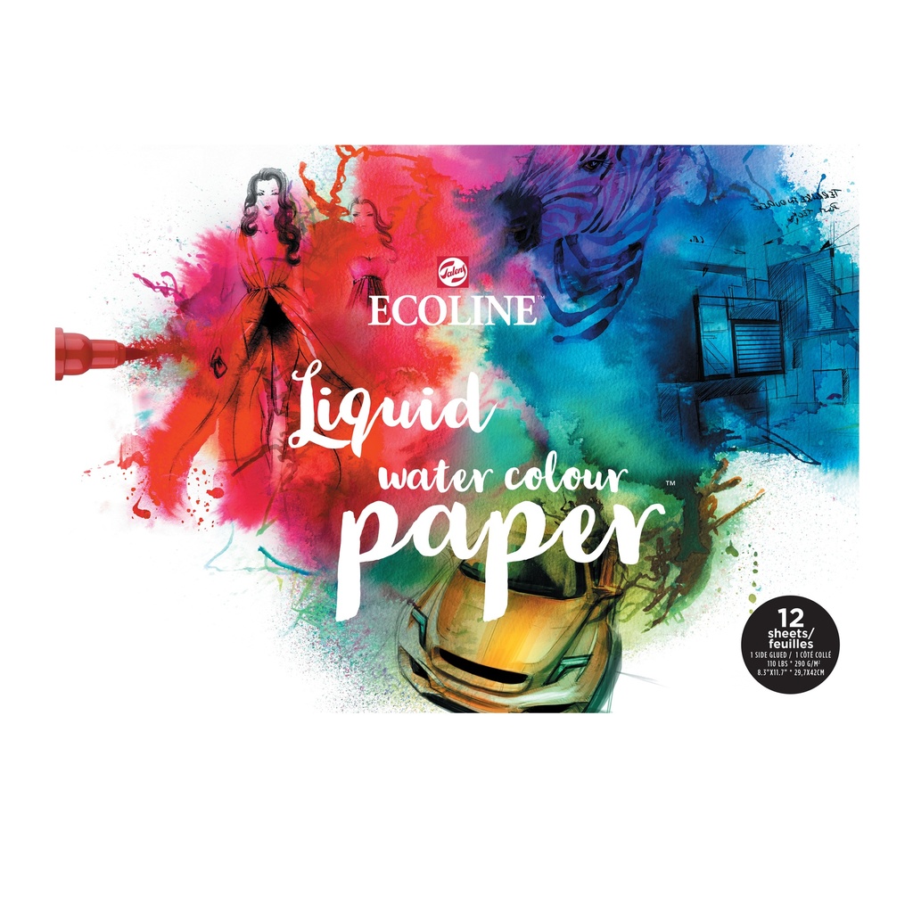 ECOLINE PAPIERBLOK 12 VEL (A3)