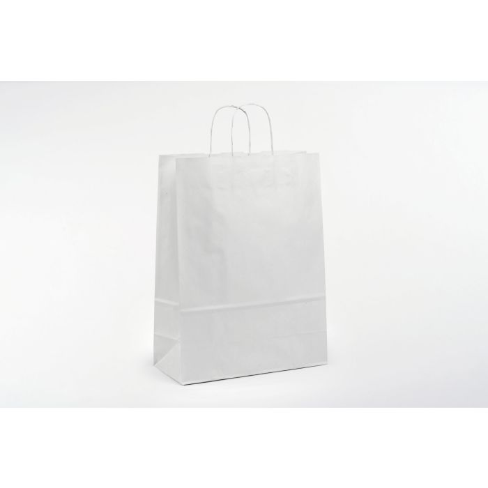 KRAFTZAK 100GR (40+16X45CM, WIT MET WIT GEDRAAID HANDVAT, 50)