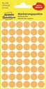ZWECK ETIKETTEN (12MM (ROND), FLUO ORANJE)