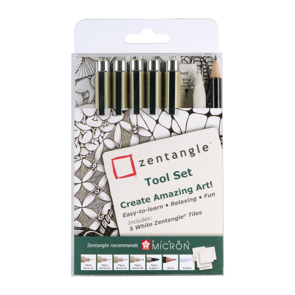 ZENTANGLE TOOL SET 12DELIG