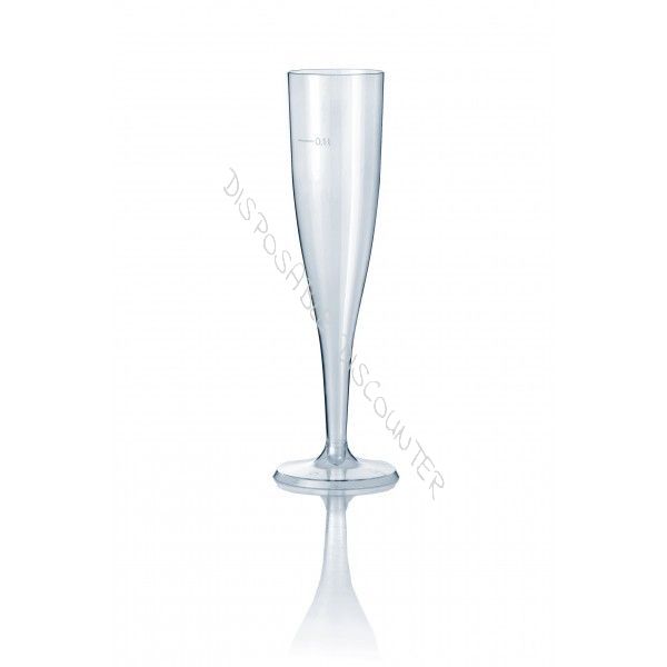HERBRUIKBARE CHAMPAGNEGLAZEN 100CC