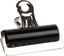 Q-CONNECT BULLDOGCLIP, ZWART, 75mm, DOOS VAN 10st