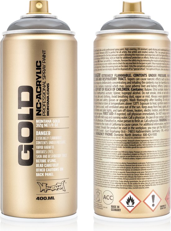 MONTANA 400ML T9000 TRANSPARANT BLACK