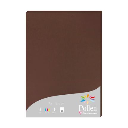 Pollen pak 25 bladen 210g 210x297mm - Cacao