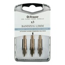 Doos 3 Bandzug pennen 1,5mm linkshandig