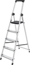 TRAPLADDER SL500 5TR ZILVER