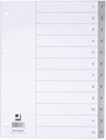 Q-CONNECT TABBLAD PP GRS 1-12