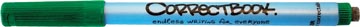 CORRECTBOOK FINELINER GROEN
